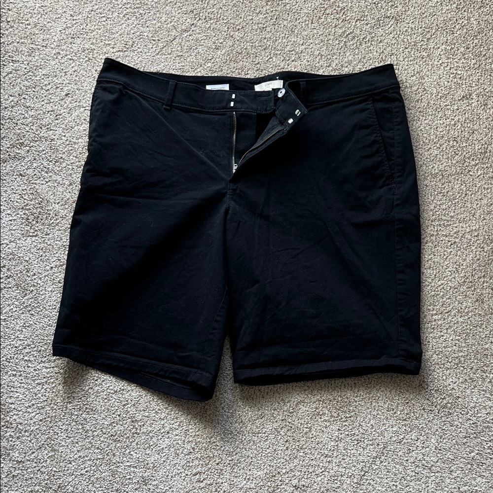 LOFT Black Bermuda Shorts